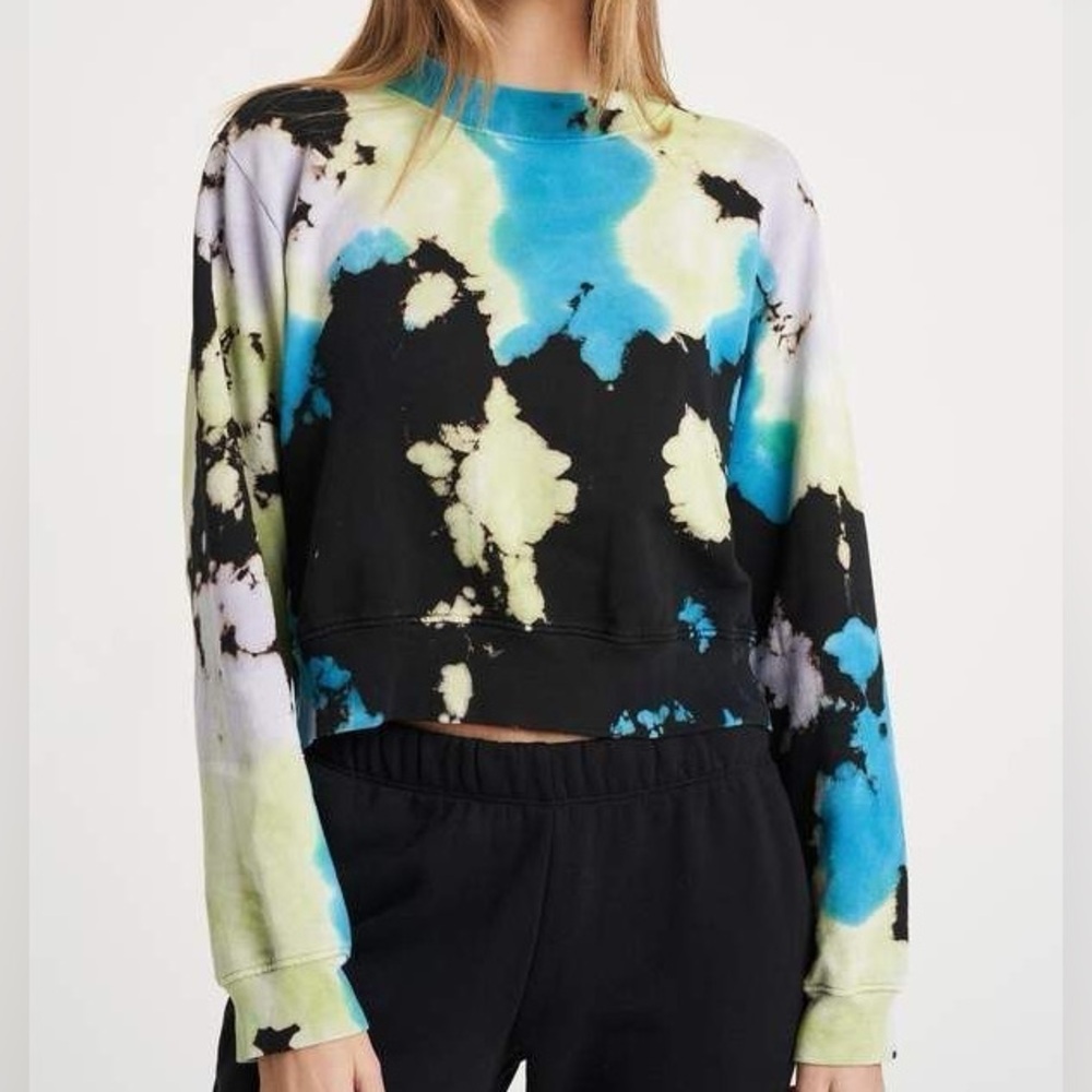 Cotton Citizen Milan Crew Sweatshirt Tie Dye Size XS